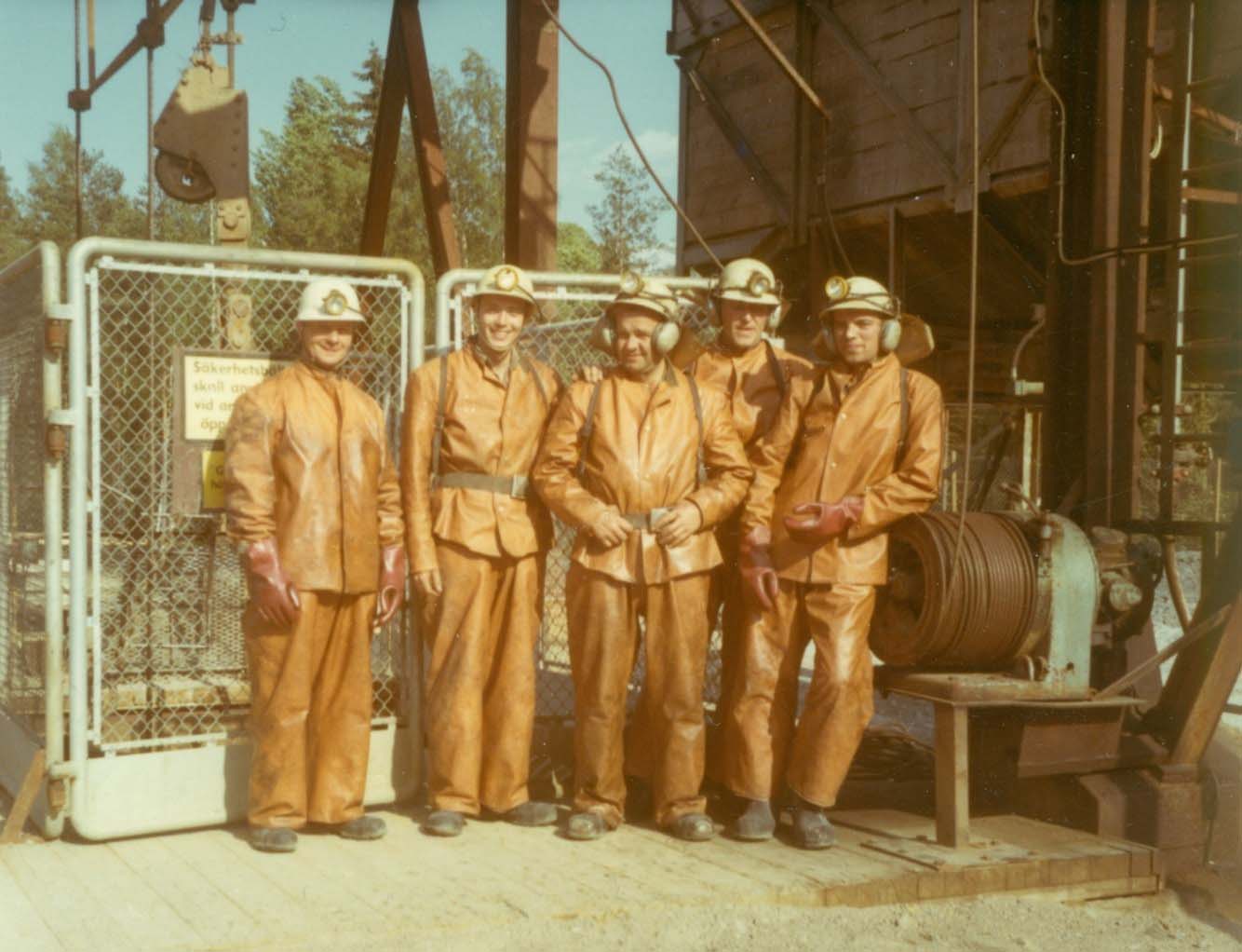 Schaktsänkning i Värmlandsbergsgruvan år 1967